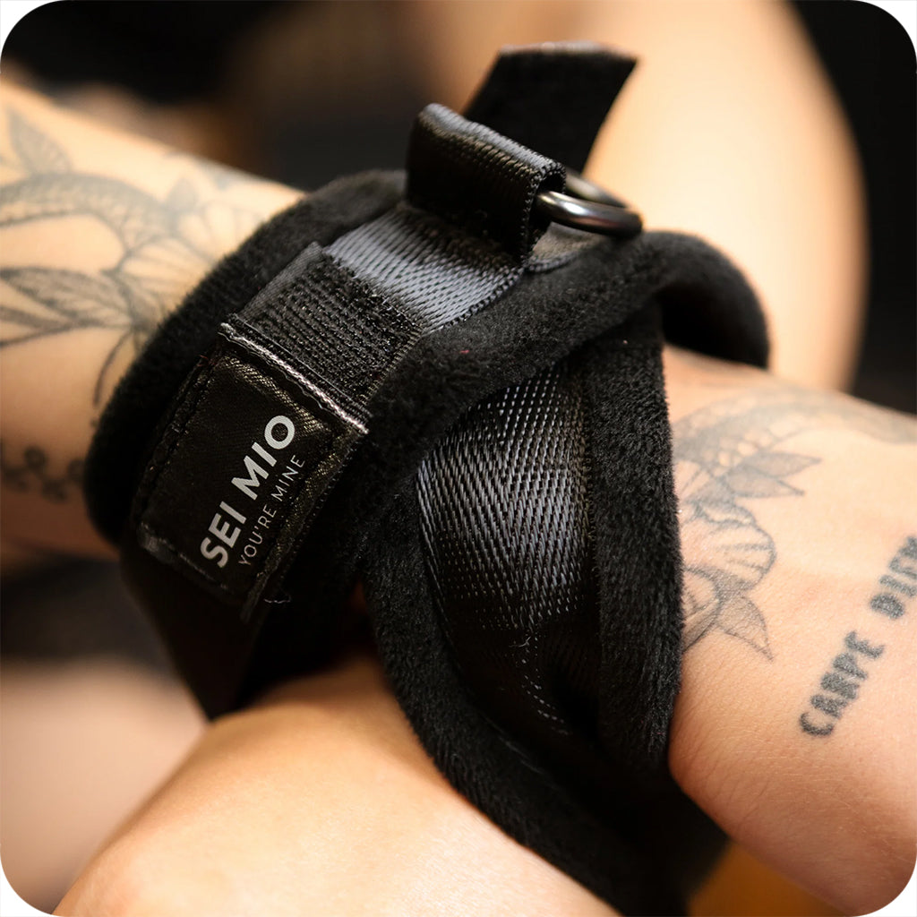 Sei Mio Cross Purposes Cuff Restraints Bondage and Fetish > Wrist and Ankle Cuffs - Tophatter Daily Deals